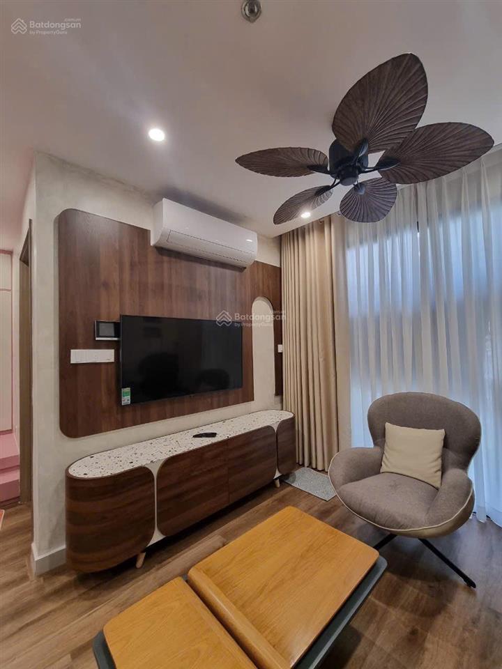 Căn hộ 1pn 50m² bếp rèm, thiết kế cao cấp view sông giá 6tr/th tại vinhomes grand park!