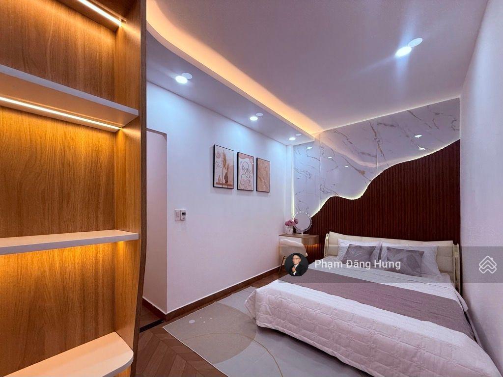 Nhà full nội thất, bình thạnh, 3 tầng, sát hẻm oto nơ trang long, 63.7m2 ngang 5.3m. chỉ 7.4 tỷ