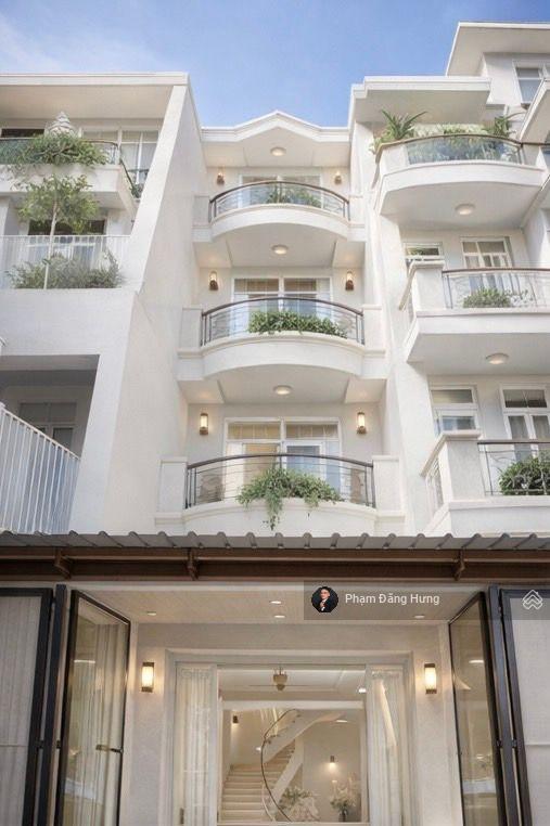 Chỉ 10.9 tỷ  nhà 4 tầng, 77m2, hẻm 3m, sát mặt tiền phan đăng lưu, phú nhuận, giáp đoàn thị điểm