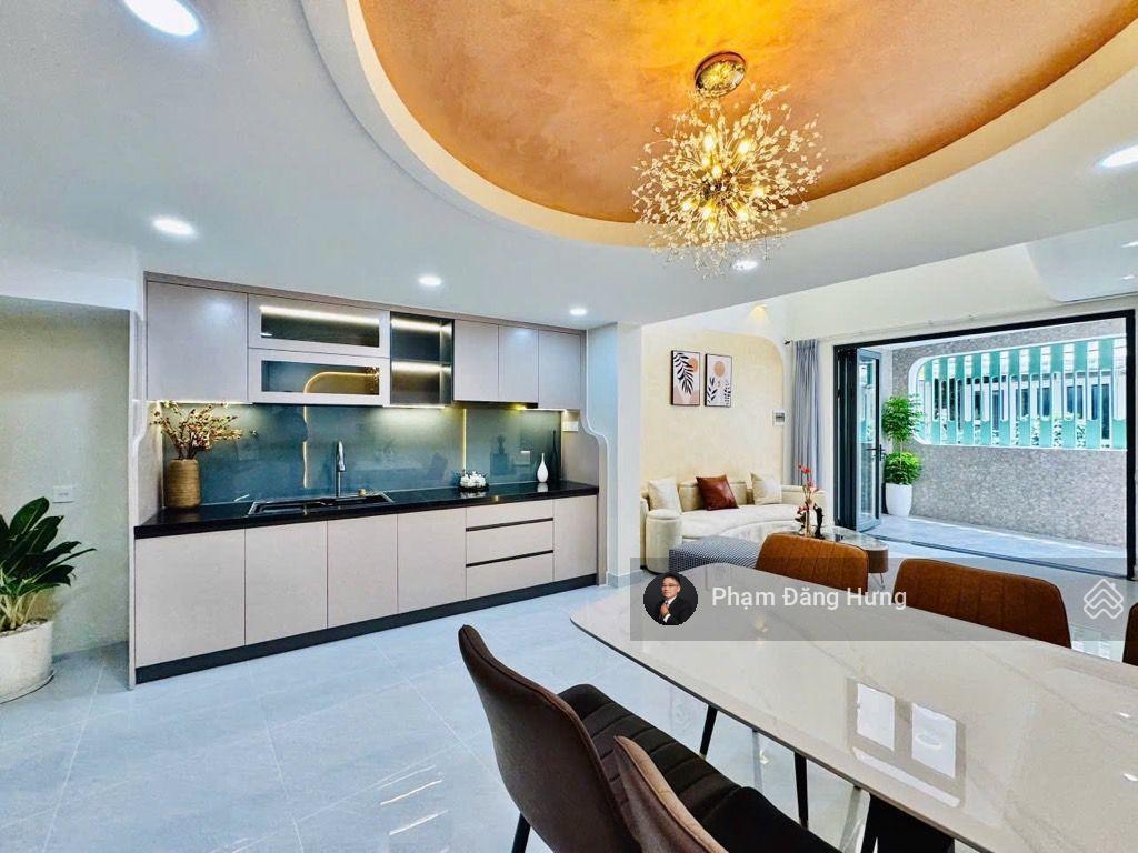 Nhà đẹp hẻm 3m sát mt lê quang định, bình thạnh, gần chợ bà chiểu, 3.8x9.7m, nở hậu, 3 tầng, 7.5 tỷ