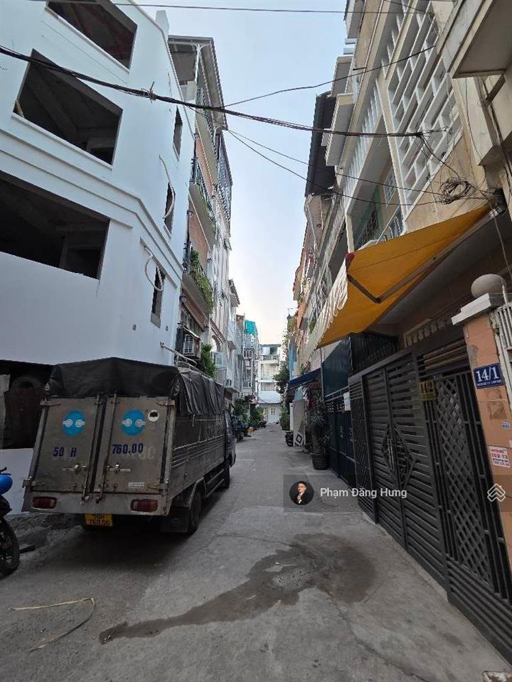 Nhà bình thạnh hẻm oto sát mặt tiền bạch đằng, gần chợ bà chiểu, giáp quận 1, 2 tầng, 70m2, 10.5 tỷ