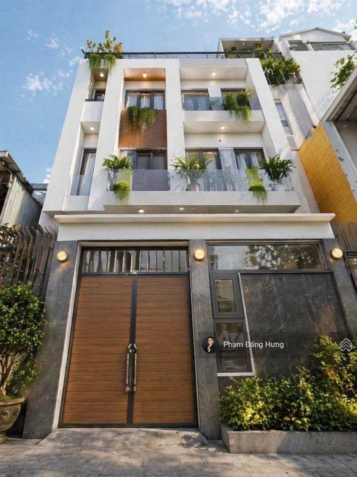 Nhà bình thạnh sát mặt tiền phan văn trị, gần emart, vincom, 45m2, ngang 6m, 4 tầng, 7.8 tỷ