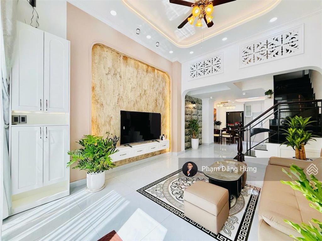 Nhà bình thạnh full nội thất, hẻm oto sát mặt tiền phan đăng lưu, giáp quận 1, 4 tầng, 40m2