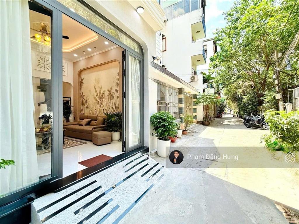 Nhà bình thạnh full nội thất, hẻm oto sát mặt tiền phan đăng lưu, giáp quận 1, 4 tầng, 40m2