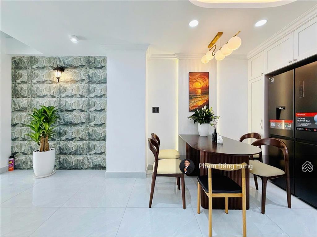 Nhà bình thạnh full nội thất, hẻm oto sát mặt tiền phan đăng lưu, giáp quận 1, 4 tầng, 40m2