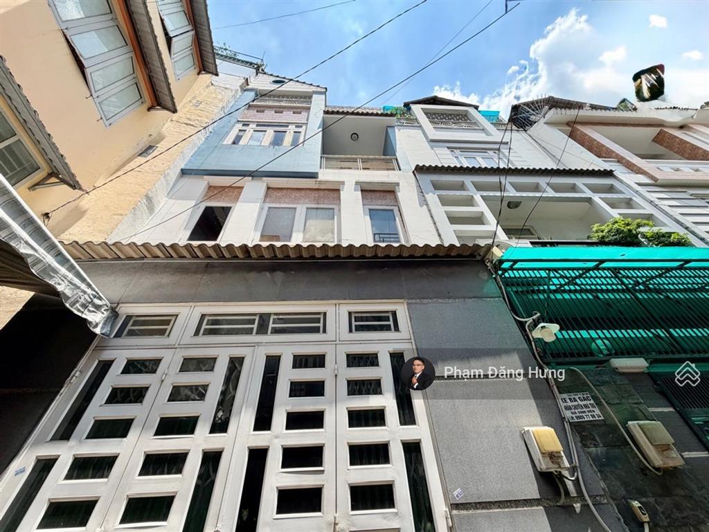 Nhà bình thạnh hẻm oto gấn chợ bà chiểu, sát mặt tiền phan văn trị, 64m2, 4 tầng, ngang 5.8m, 9.8tỷ