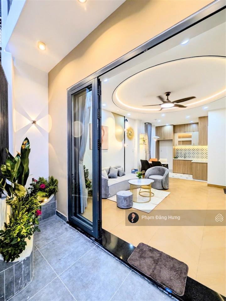 Bình thạnh nhà hẻm oto gần mặt tiền nguyễn văn đậu, 2 tầng, 5x9m, full nội thất, giáp q1,pn, 5,65tỷ