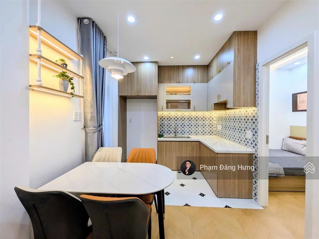 Bình thạnh nhà hẻm oto gần mặt tiền nguyễn văn đậu, 2 tầng, 5x9m, full nội thất, giáp q1,pn, 5,65tỷ