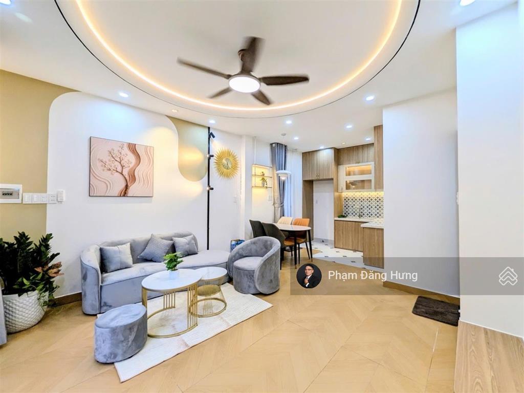 Bình thạnh nhà hẻm oto gần mặt tiền nguyễn văn đậu, 2 tầng, 5x9m, full nội thất, giáp q1,pn, 5,65tỷ