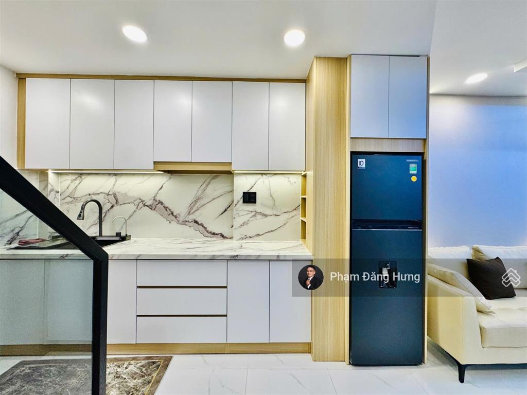 Nhà bình thạnh gần cầu bông sát quận 1, 30m2, 4 tầng, full nội thất giá 6.6 tỷ