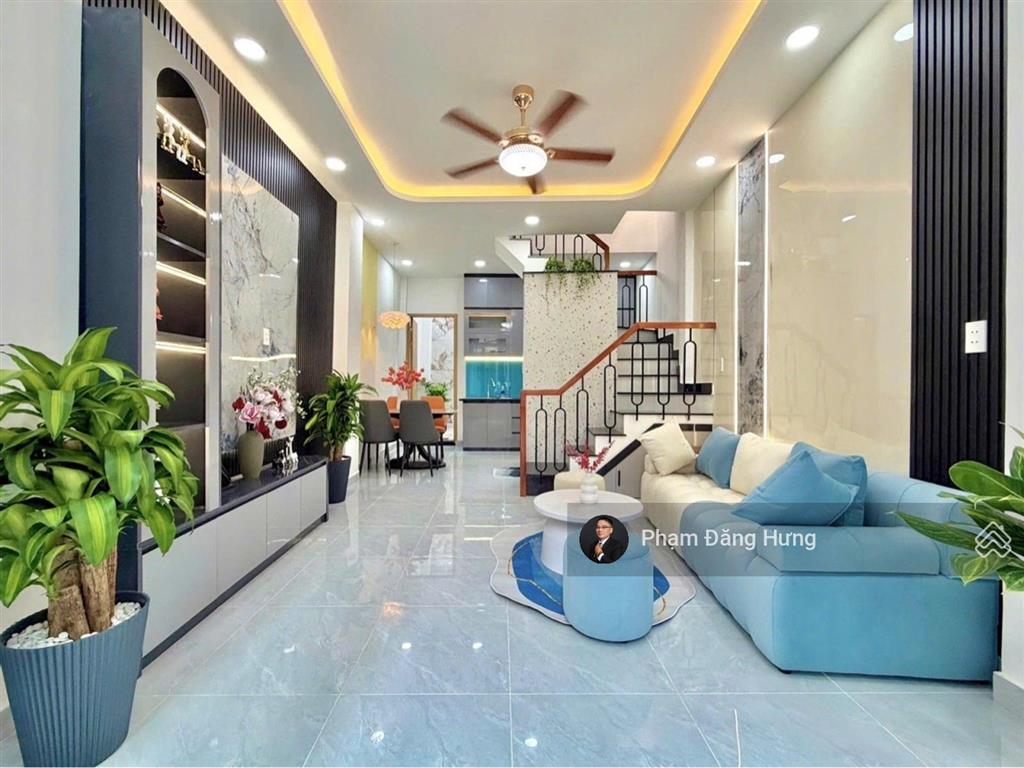 Bán gấp giảm 1.2ty còn 5.15 tỷ| nhà đẹp chu văn an bình thạnh | 3pn | full nội thất|có pn tầng trệt