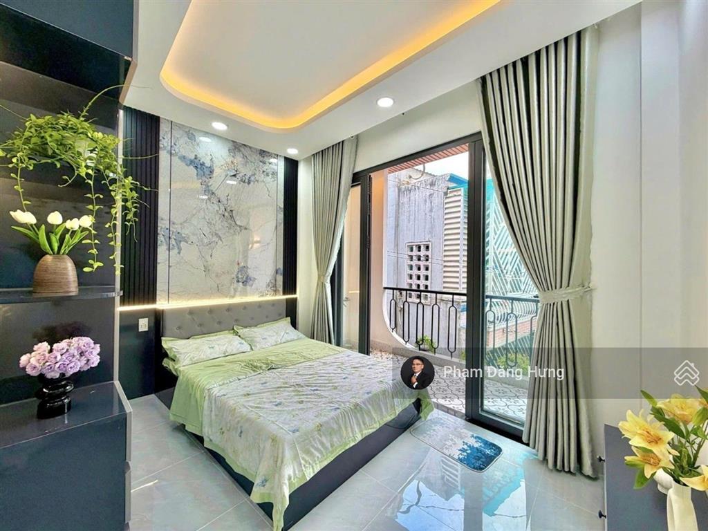 Bán gấp giảm 1.2ty còn 5.15 tỷ| nhà đẹp chu văn an bình thạnh | 3pn | full nội thất|có pn tầng trệt