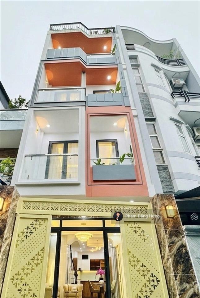 Nhà mới xây tại phú nhuận sát hẻm oto thích quảng đức, 4 tầng, 48,3m2, 6pn, full nội thất, 8,8 tỷ