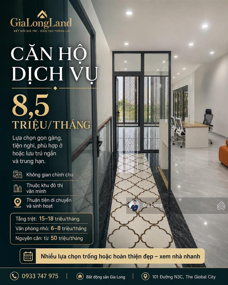 Cho thuê mặt bằng the global city  tầng trệt từ 15 triệu/tháng