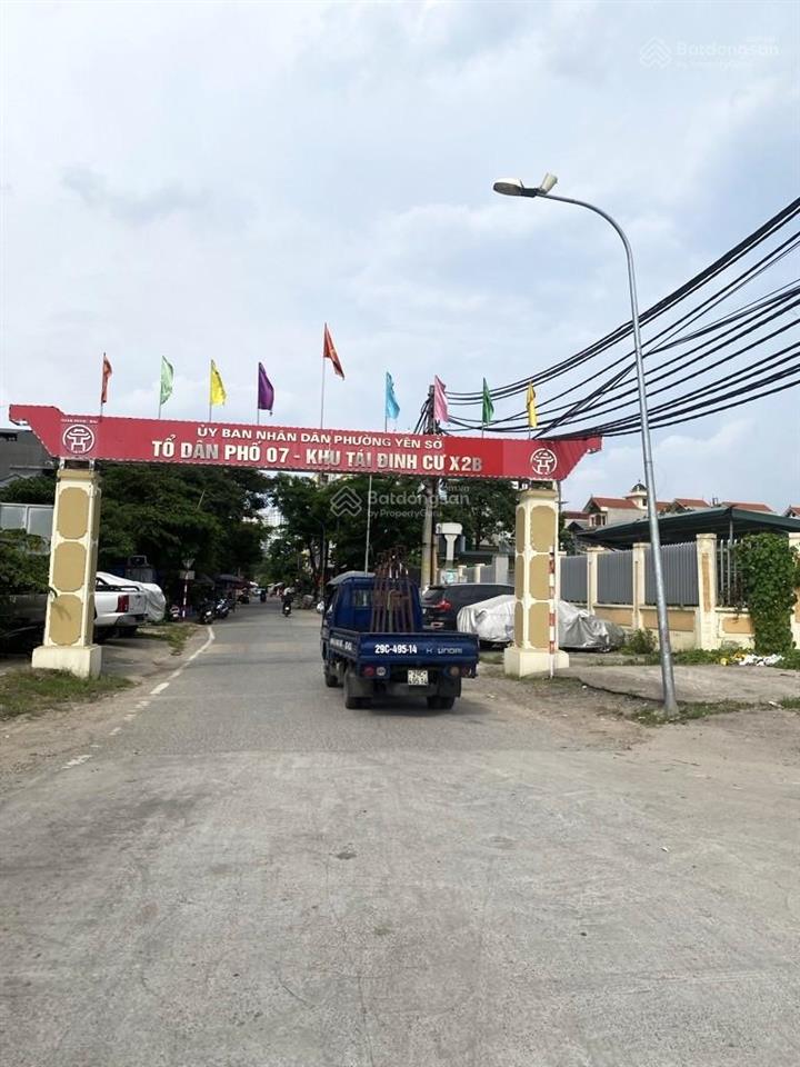 Chính chủ bán đất x2b yên sở 60m2, mt rộng, vỉa hè, view vườn hoa, đón sóng tam trinh, 16.5 tỷ