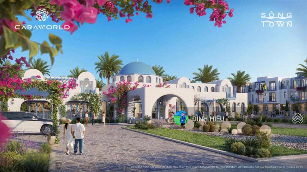 Cặp biệt thự sông town liền kề caraworld cam ranh phân khu hy lạp 5 sông lười chung mặt đại lộ 30m