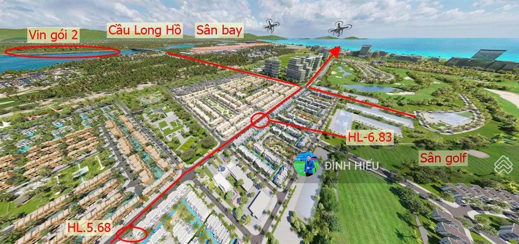Cặp biệt thự sông town liền kề caraworld cam ranh phân khu hy lạp 5 sông lười chung mặt đại lộ 30m