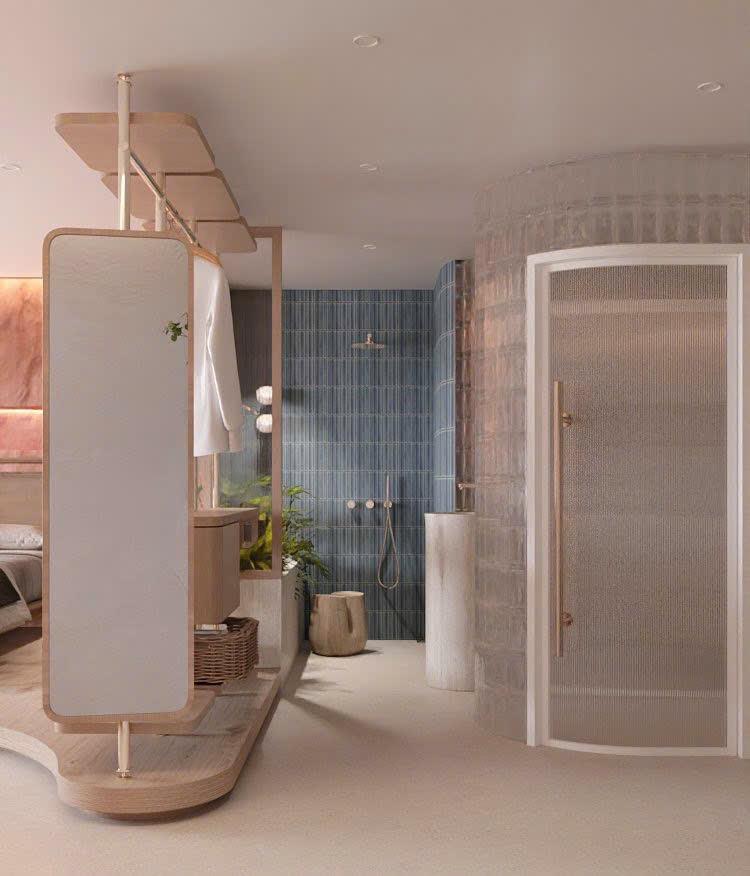 Căn hộ premium ocean suite view biển 75m2 tầng cao 2x, toà the paramount, libera nha trang