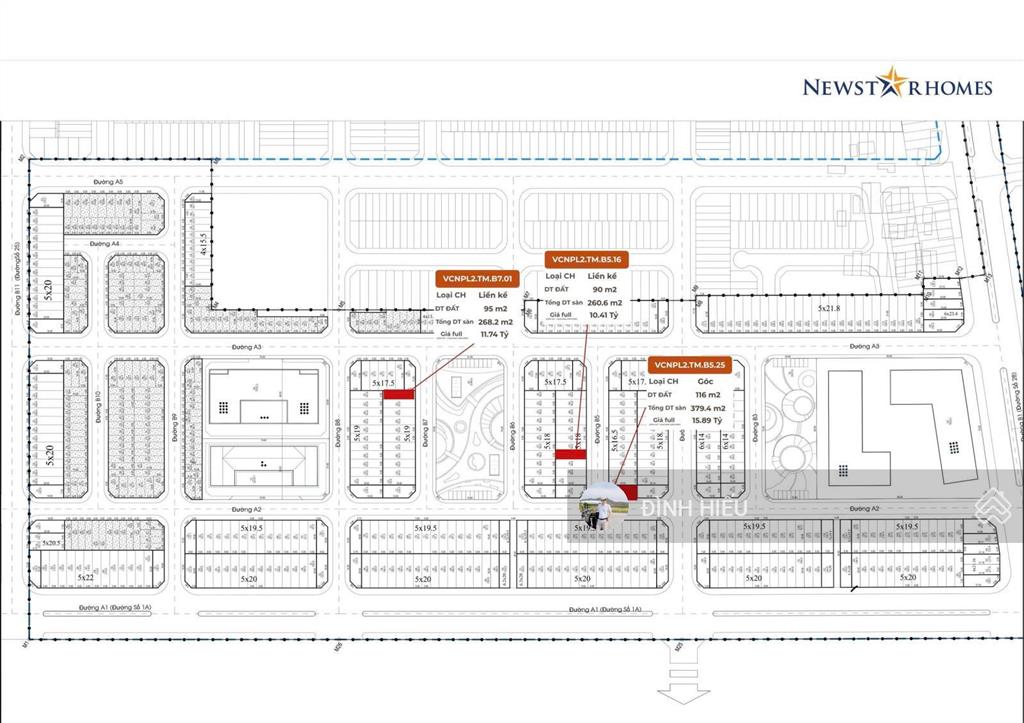 Căn góc 2 mặt tiền vcn phước long 2, sổ đỏ trao ngay, dt 116m2, thanh toán dàn trải