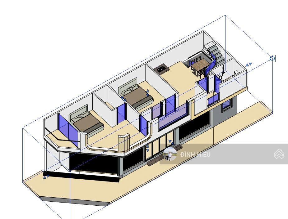 Đất lành, bán căn góc 2 mặt tiền đường 16m, hướng mát mẻ kinh doanh, dtxd 154m² đã hoàn công