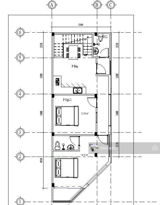 Đất lành, bán căn góc 2 mặt tiền đường 16m, hướng mát mẻ kinh doanh, dtxd 154m² đã hoàn công
