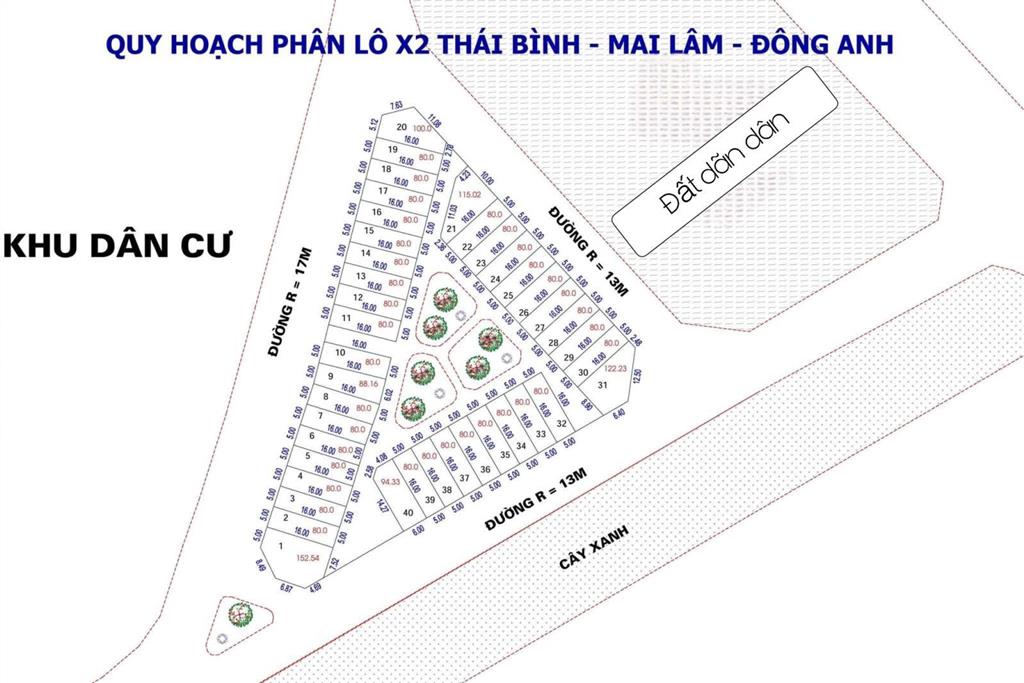 Cần bán lô góc 3 mặt thoáng đấu giá thái bình, đông anh giá rẻ