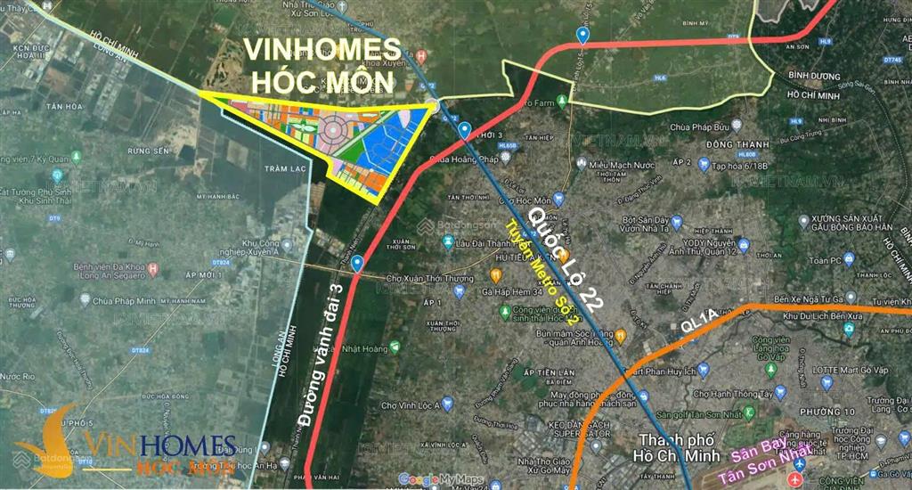 Vinhomes hóc môn chỉ từ 2,1 tỷ vốn tự có đón đầu siêu đô thị phía tây bắc tp.hcm