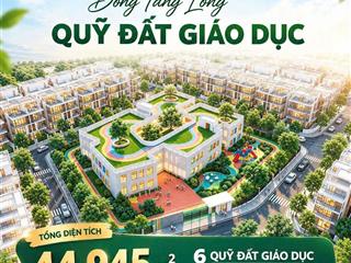 Bán đất nền giáo dục và đào tạo  dự án khu đô thị mới đông tăng long