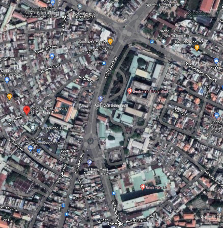 Phòng trọ 59 tái thiết gần ngã tư bảy hiền quận tân bình