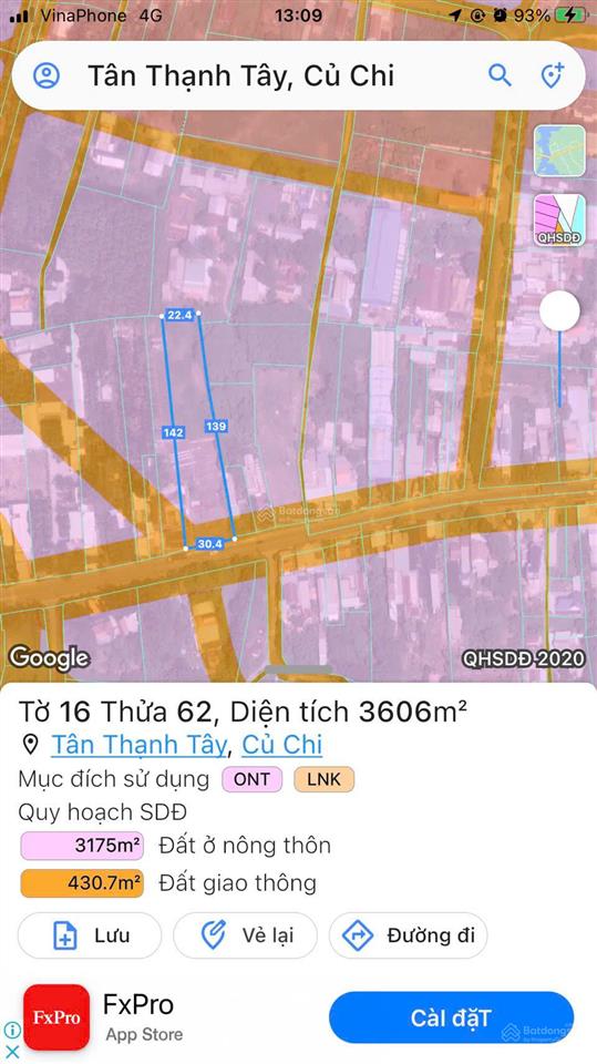 Chính chủ cần bán đất mặt tiền đường tỉnh lộ 8, tp.hcm