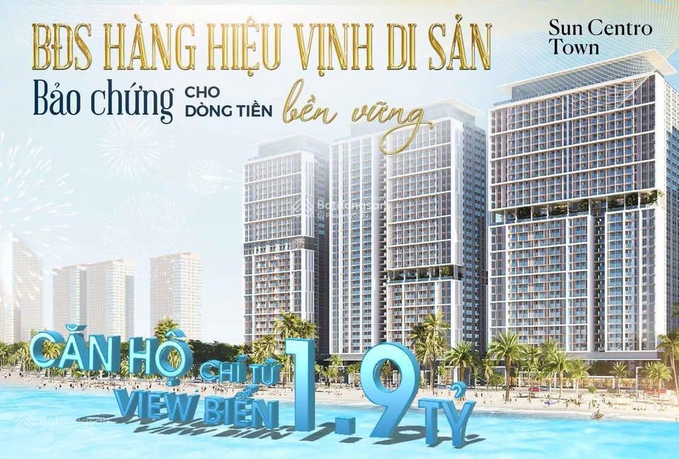 Căn hộ 2pn 2 tỷ 7 nhận nhà view biển sun centro town. em ninh tự tin vận hành 6 năm hoàn vố
