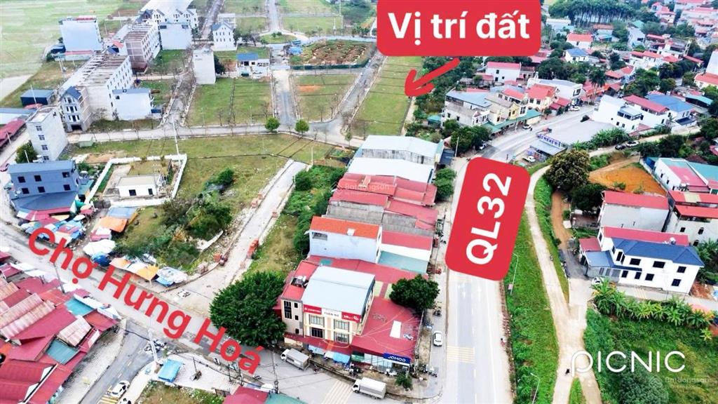 Em có mảnh 85m2 cạnh chợ hưng hoá phú thọ và ql32 bán gấp chỉ nhỉnh 1,7 tỷ