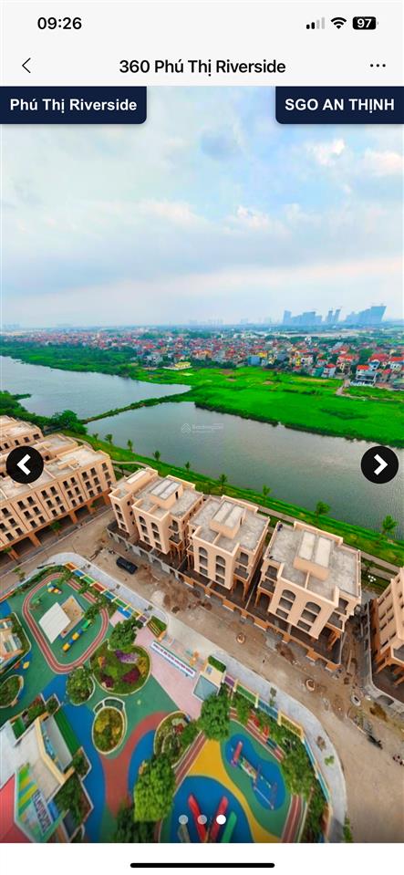 Nhà phố view sông, công viên chỉ hơn 12 tỷ/ căn tại phú thị riverside gia lâm hà nội