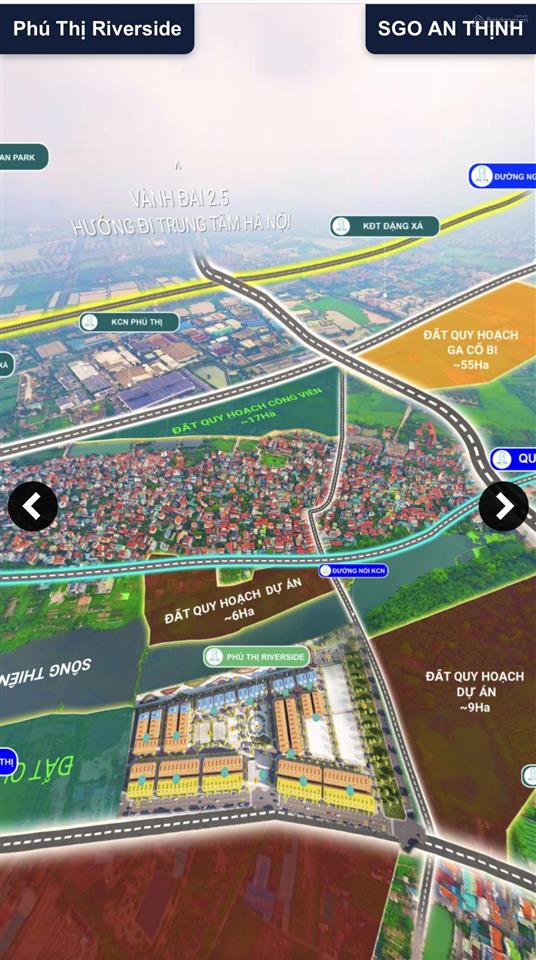 Nhà phố view sông, công viên chỉ hơn 12 tỷ/ căn tại phú thị riverside gia lâm hà nội