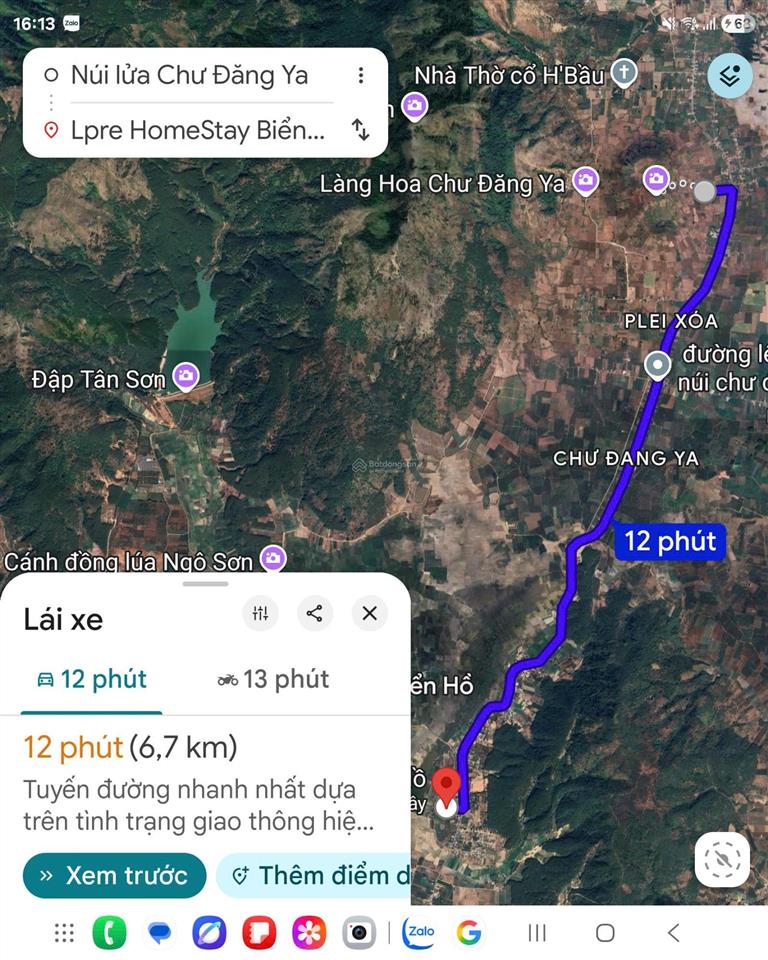 Chỉ 450 triệu/lô đất vàng nghỉ dưỡng sát cạnh biển hồ & núi lửa chư đăng ya