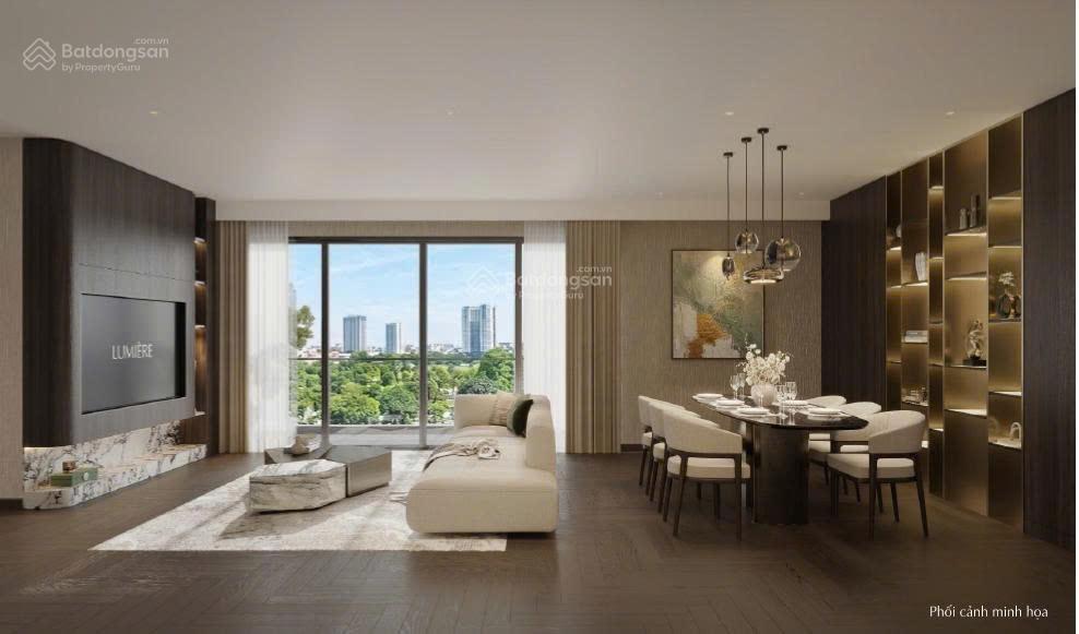 Siêu phẩm kính cong view cực hiếm 4 ngủ, tầng 27 hơn 22,48 tỷ, lumiere hanoi seasons garden
