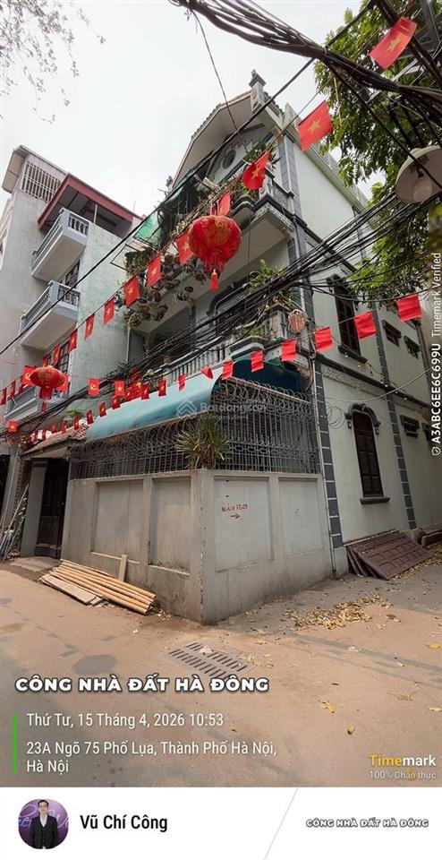 Bán nhà lô góc vạn phúc, hà đông, 60m², 3 tầng, ô tô tránh, giá 13 tỷ, vị trí đẹp gần tố hữu
