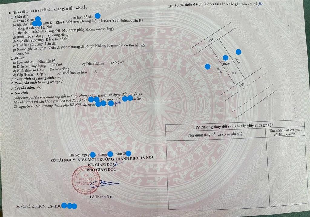 Bán liền kề đô nghĩa 100m²  hai mặt đường  vị trí đẹp  giá 19.5 tỷ