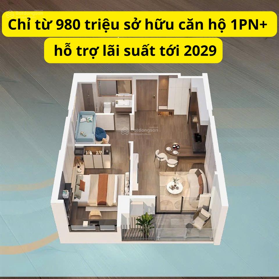 Chỉ từ 980 triệu sở hữu căn hộ 1pn+ masteri grand coast hỗ trợ lãi suất tới 2029