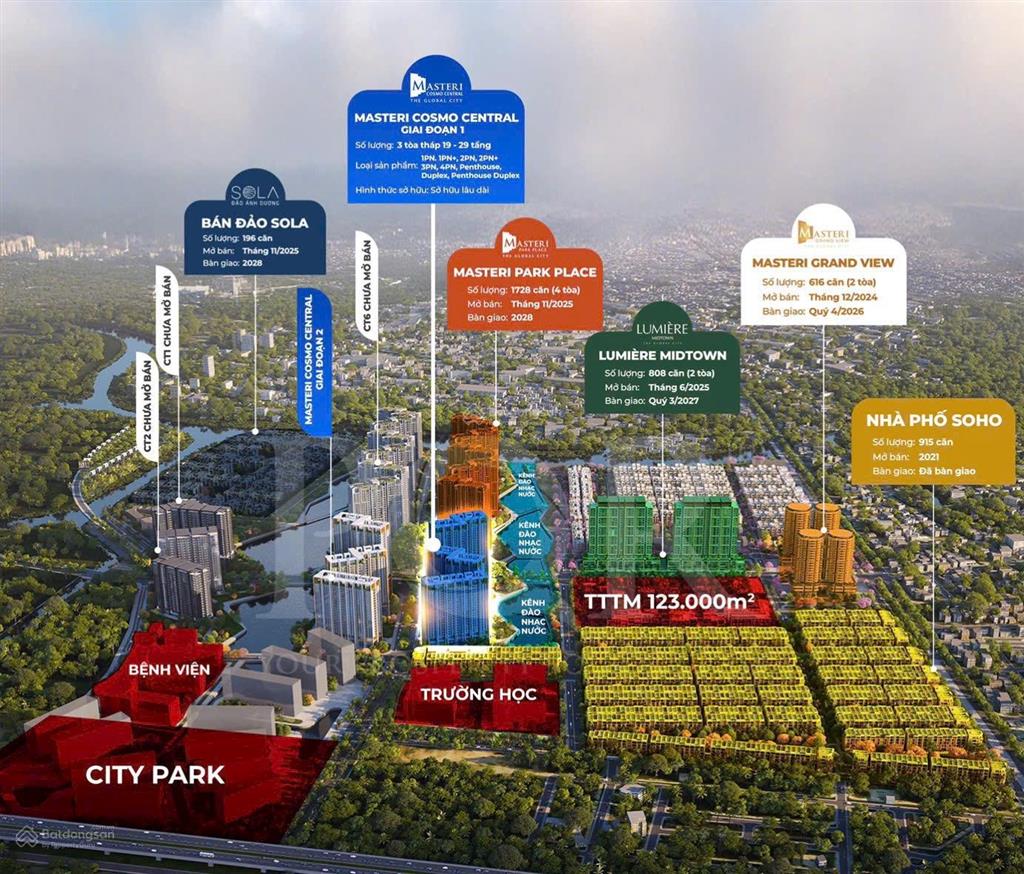 Mua ch masteri park place trực tiếp chủ đầu tư chiết khấu lên đến 14% căn 2pn 2wc 80m2 chỉ 9,5 tỷ