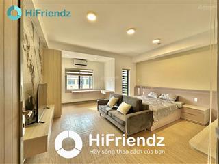 Căn hộ 1 phòng ngủ  nội thất luxury, ban công lớn  đầy đủ tiện nghi, tiện ích  gần q1, q2, pn