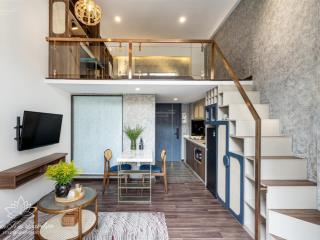 Chung cư mini, luxury  đầy đủ tiện nghi, ban công lớn  tone màu sang trọng, có gym  gần quận 1