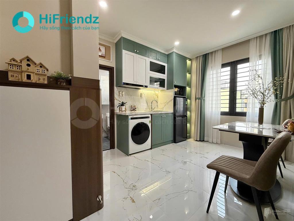Chung cư mini mới xây  1 phòng ngủ, ngay khu landmark, xịn xò  cửa sổ trời, máy giặt riêng