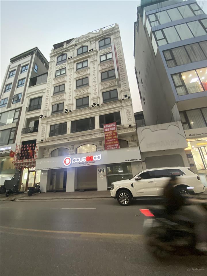 Cho thuê np linh lang, 130m2 x 9 tầng, mặt tiền 6m, giá thuê 100 triệu, mọi mô hình kinh doanh