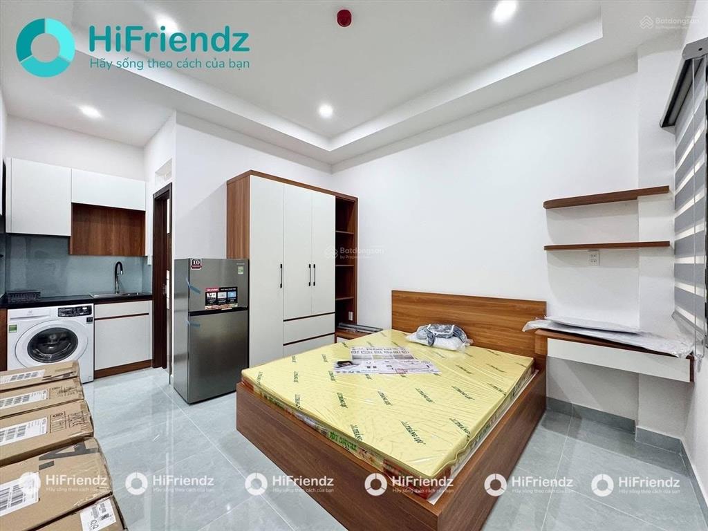 Studio cửa sổ full nội thất, thoáng sáng ngay phạm văn đồng