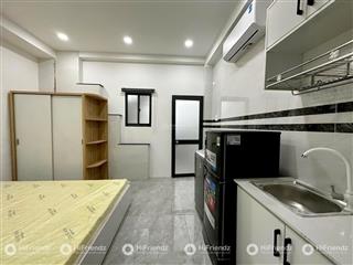 Chính chủ studio full nội thất, toà chỉ tính điện, còn lại free