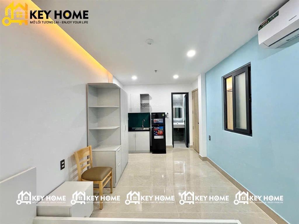 Studio cửa sổ, nội thất như ảnh, thang máy, bảo vệ