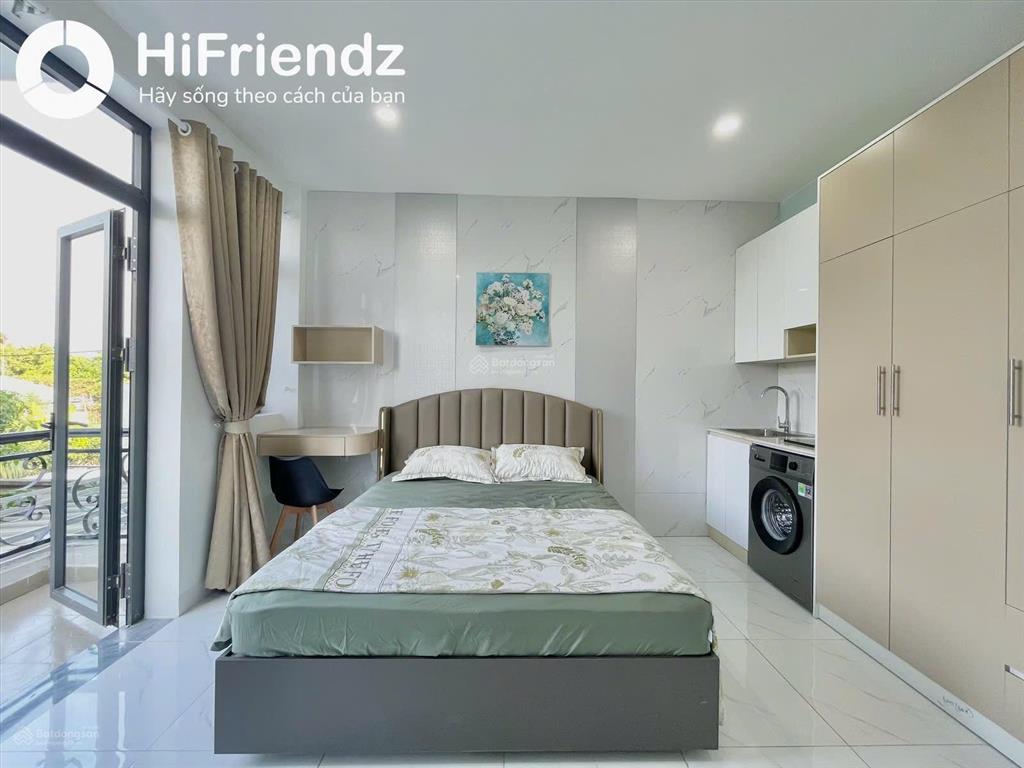 Studio ban công nội thất như ảnh, nhà mới 100%
