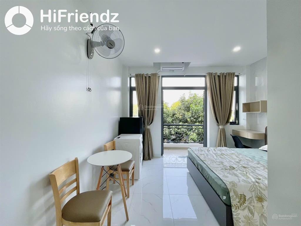 Studio ban công nội thất như ảnh, nhà mới 100%