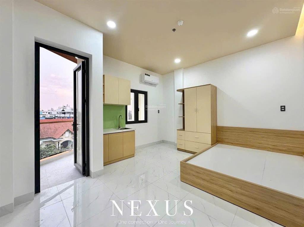 Studio bancol siêu rộng, thoáng sáng, đầy đủ tiện nghi